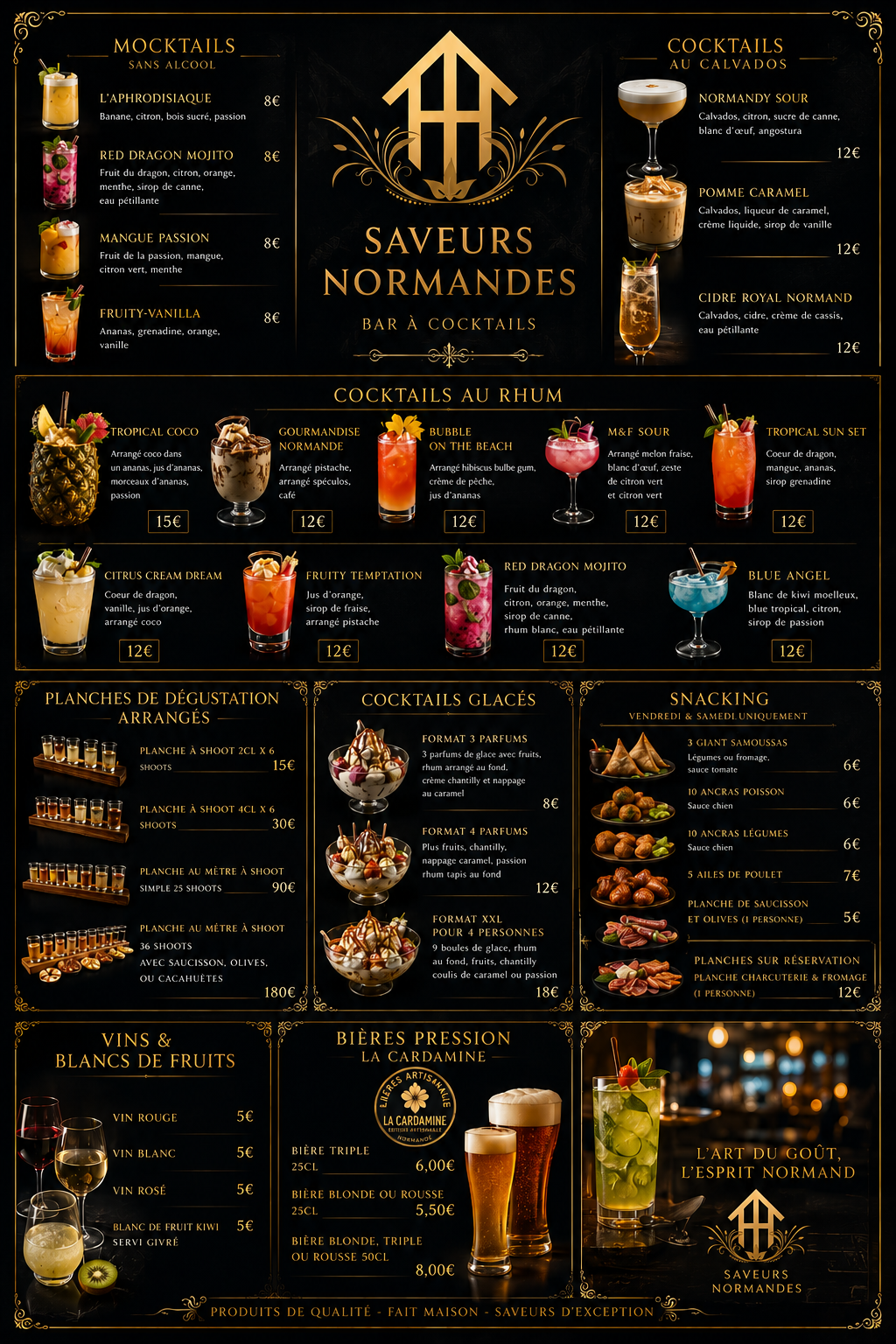 Carte officielle Saveurs Normandes